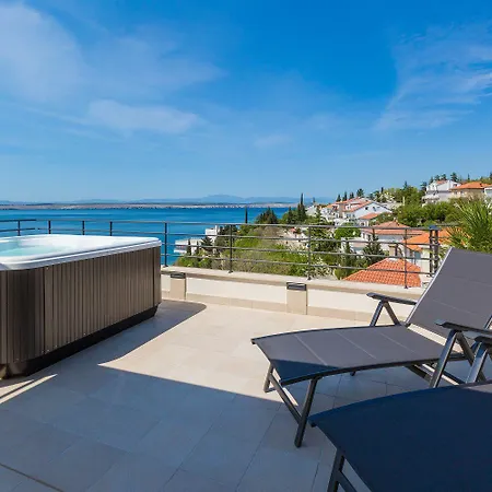 Beeindruckendes Nur 100 Meter Zum Mit Jacuzzi, Sauna, Meerblick, Wifi 公寓