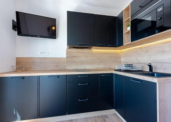 公寓 Beeindruckendes Nur 100 Meter Zum Mit Jacuzzi, Sauna, Meerblick, Wifi 德拉马利