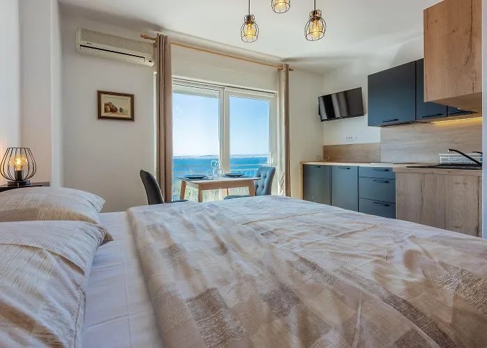 Beeindruckendes Nur 100 Meter Zum Mit Jacuzzi, Sauna, Meerblick, Wifi 公寓