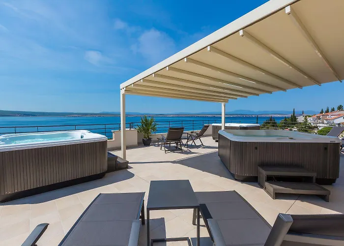 公寓 Beeindruckendes Nur 100 Meter Zum Mit Jacuzzi, Sauna, Meerblick, Wifi